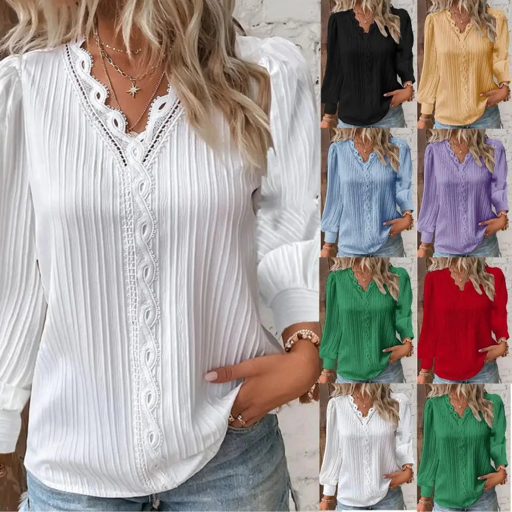 Oranji ® | Emma | Blouse met Kantdetails