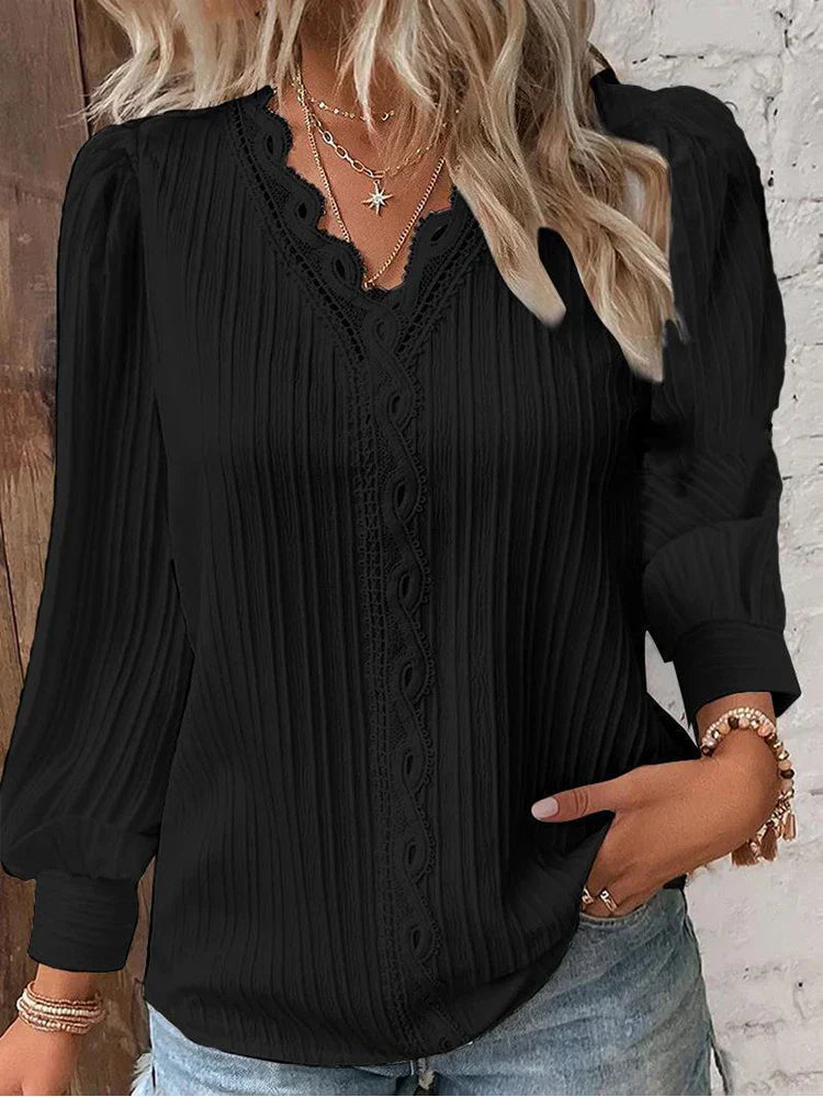 Oranji ® | Emma | Blouse met Kantdetails