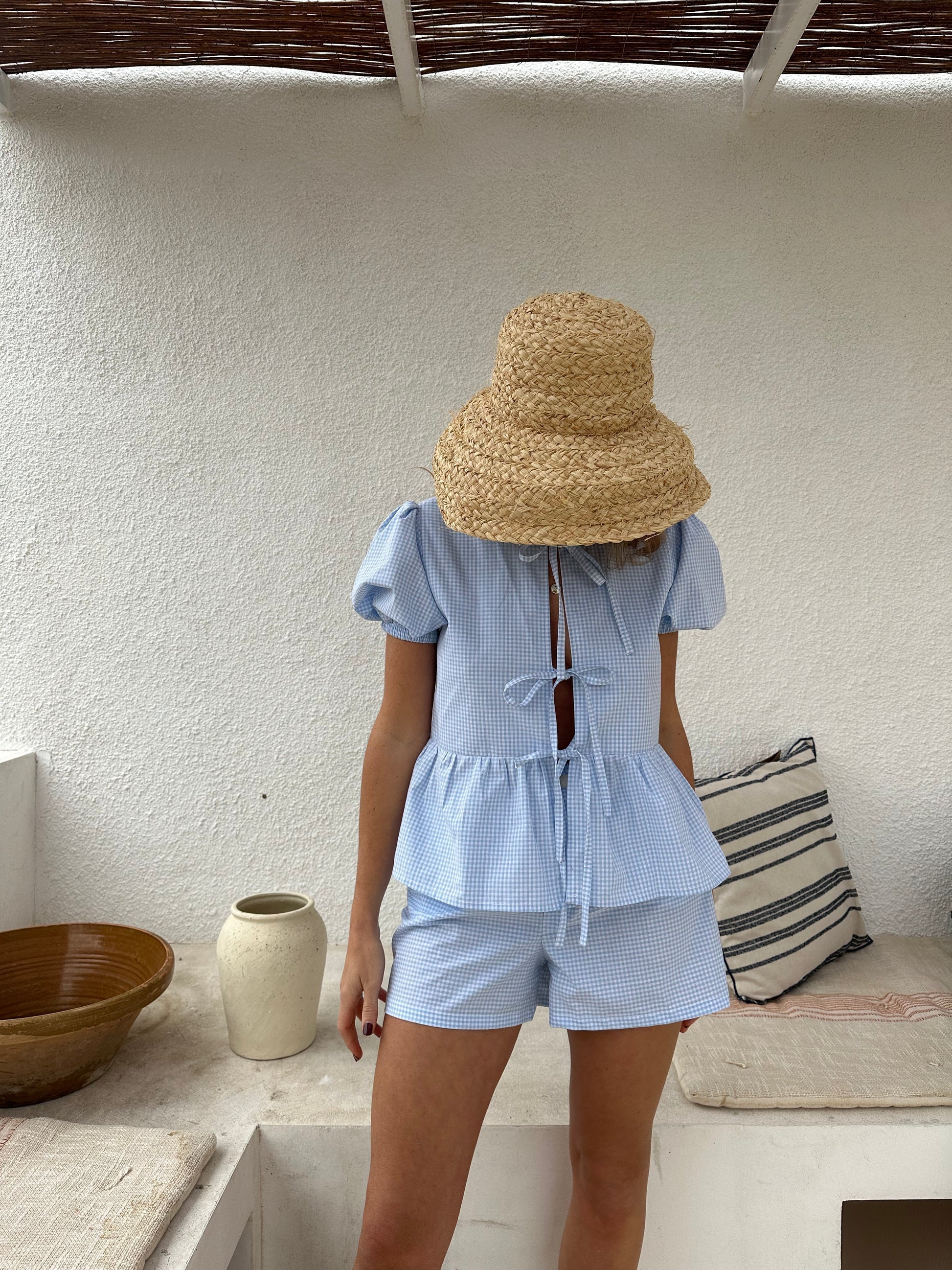 Oranji ® | Peplum | Blouse short set