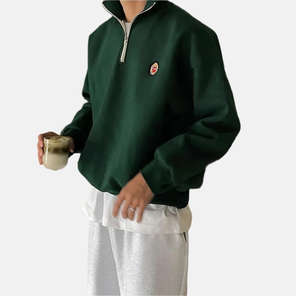 Oranji ® |  Half-Zip Heren Sweater | Sportief en Comfortabel | Perfect voor Elke Dag