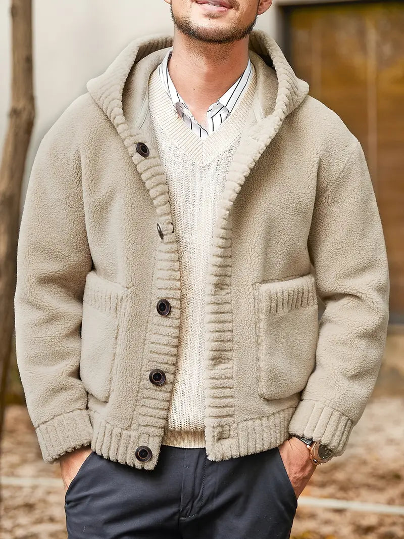 Oranji ® | Heren Gebreide Hoodie Jas