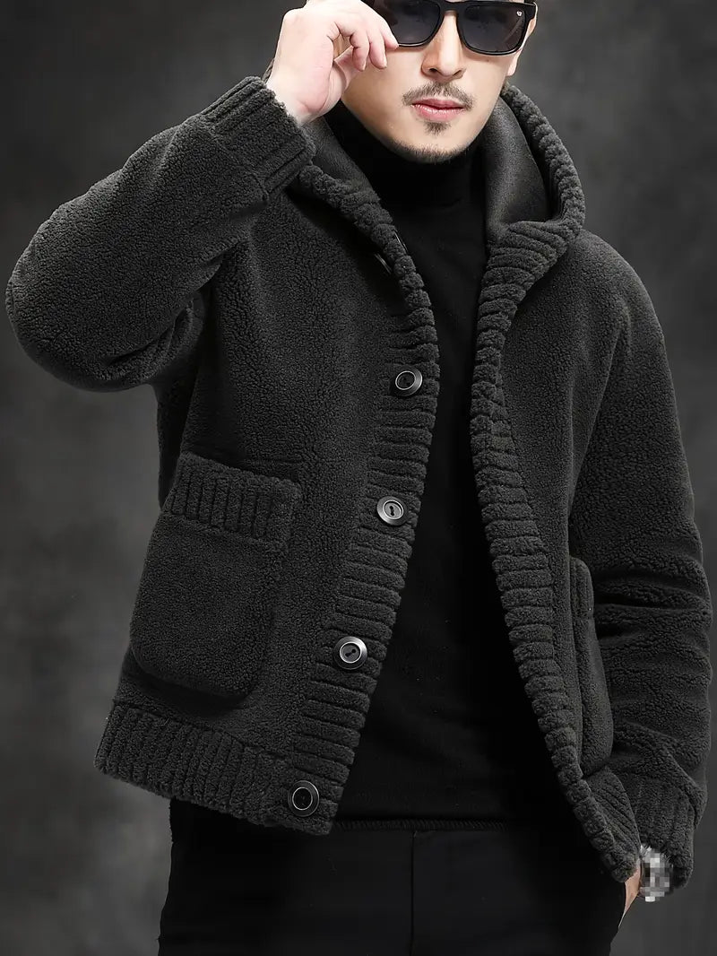 Oranji ® | Heren Gebreide Hoodie Jas