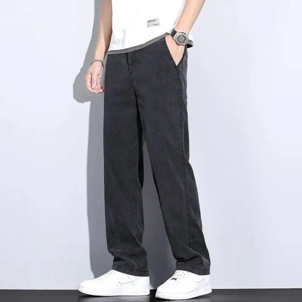 Oranji ® |  Heren Losse Straight Fit Broek