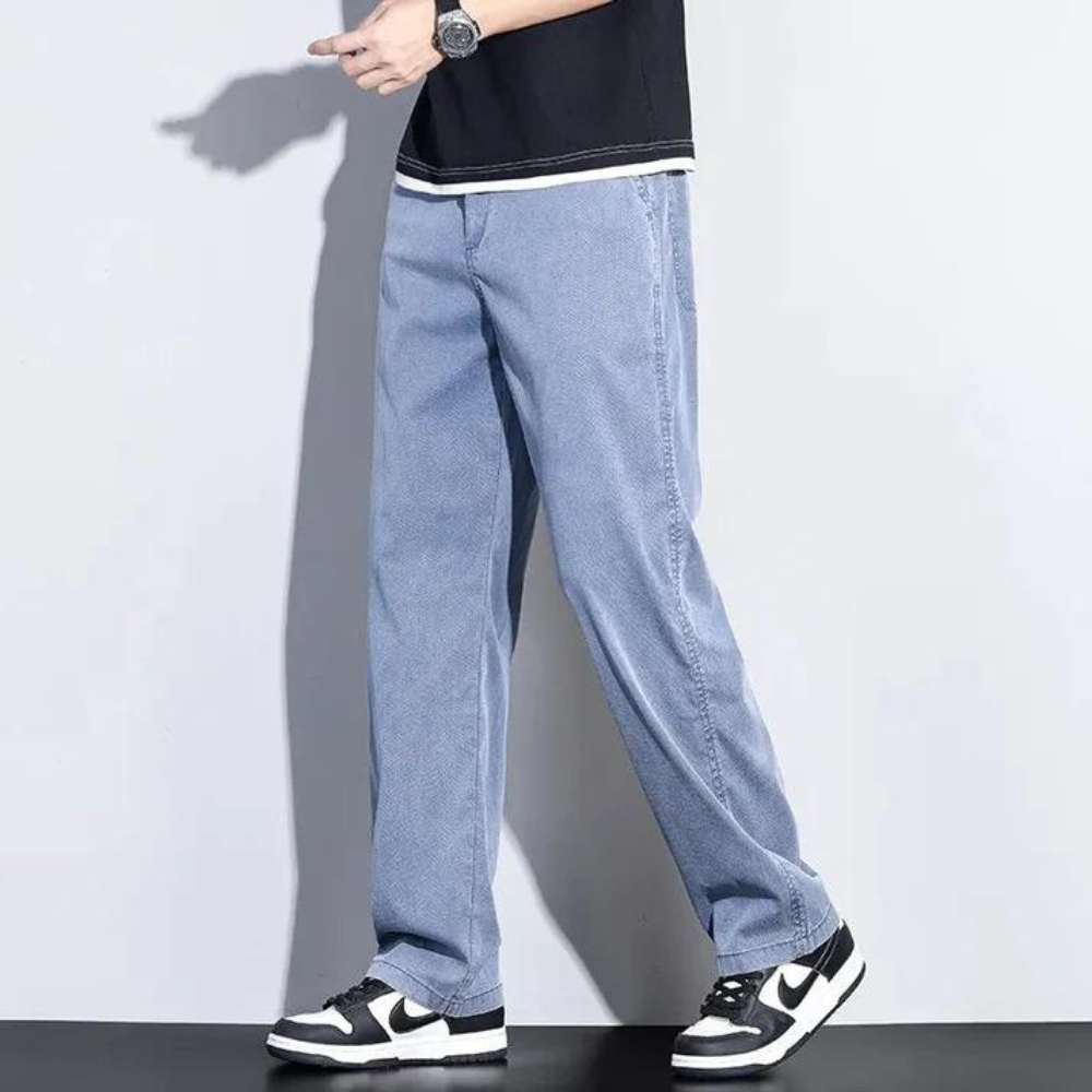 Oranji ® |  Heren Losse Straight Fit Broek