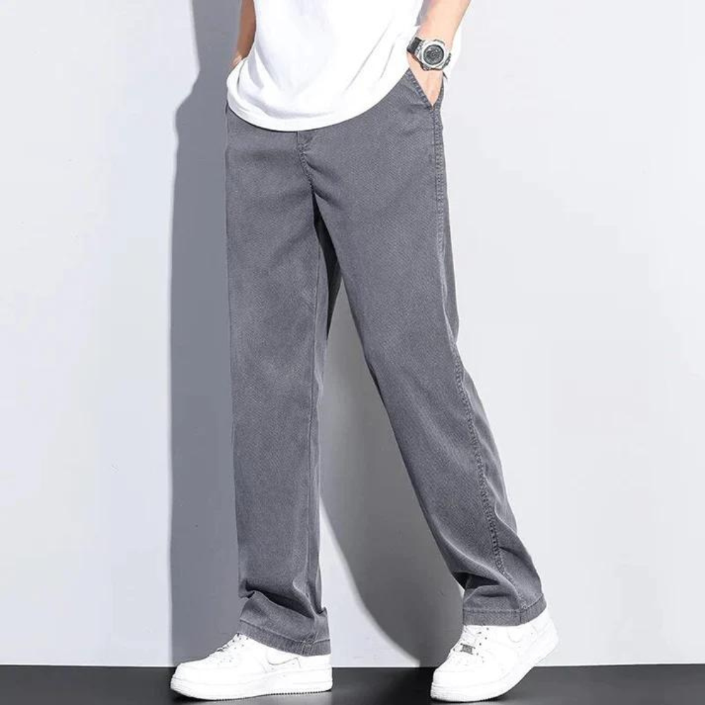 Oranji ® |  Heren Losse Straight Fit Broek