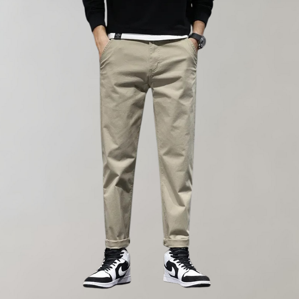 Oranji ® |  Heren Casual Broek met Slim Fit