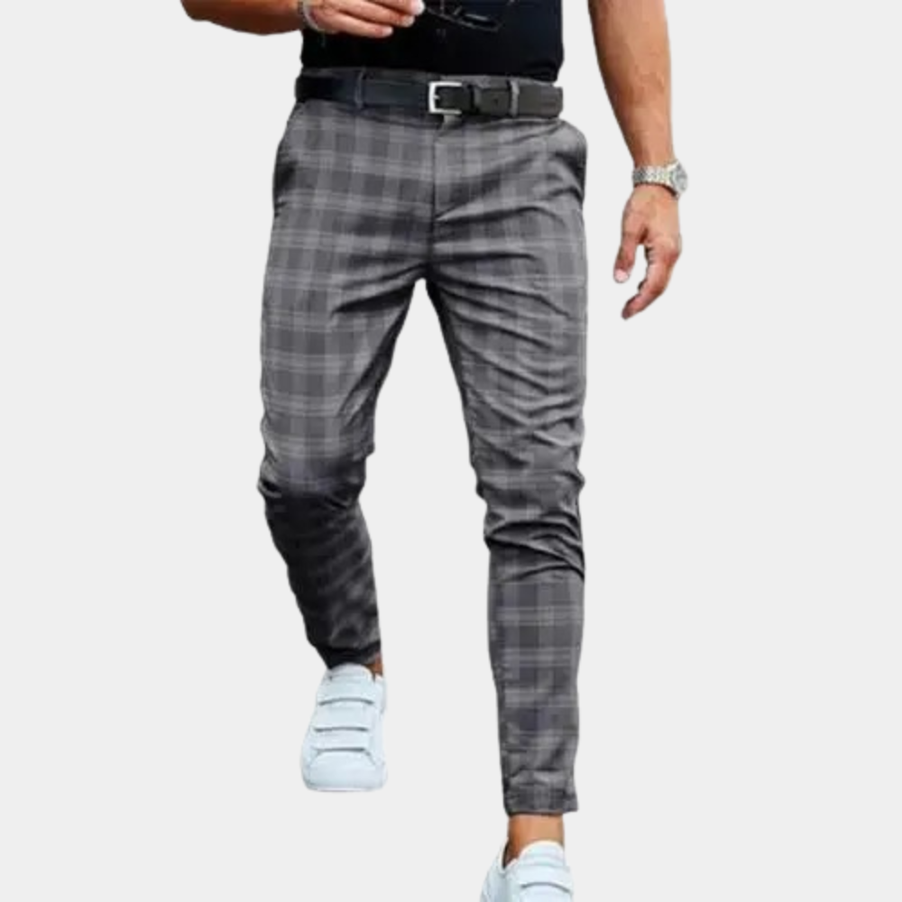 Oranji ® |  Modieuze Heren Geruite Broek