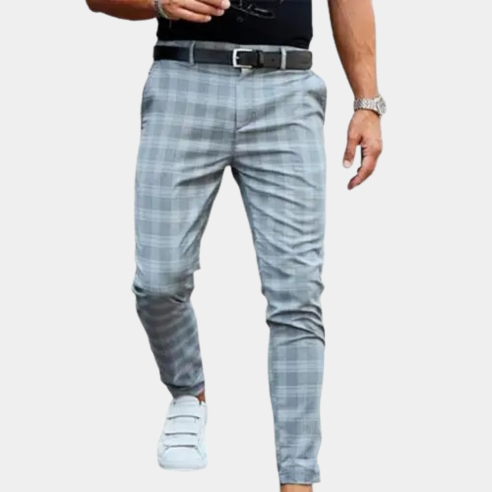 Oranji ® |  Modieuze Heren Geruite Broek