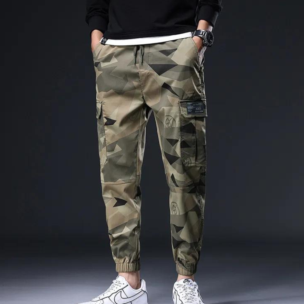 Oranji ® |  Camo Jogger Cargo Broek