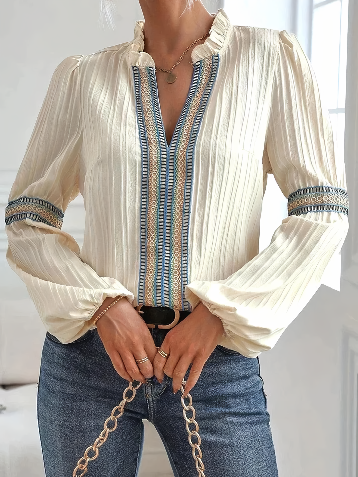 Oranji ® | Orianna | Stijlvolle en Trendy Blouse