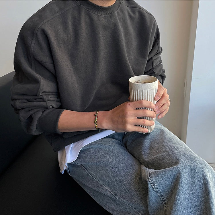 Oranji ® |  Heren Sweater | Minimalistisch Design | Comfortabel en Stijlvol