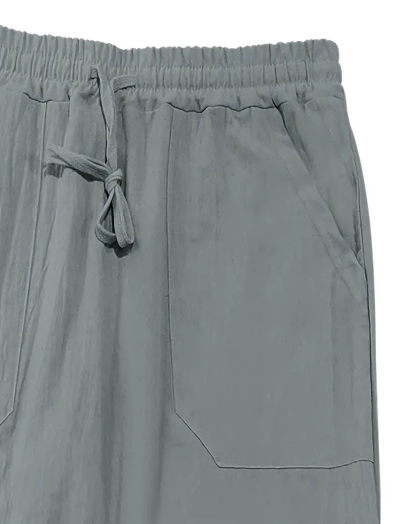 Oranji ® |  Casual linnen herenbroek