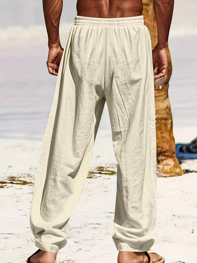 Oranji ® |  Casual linnen herenbroek