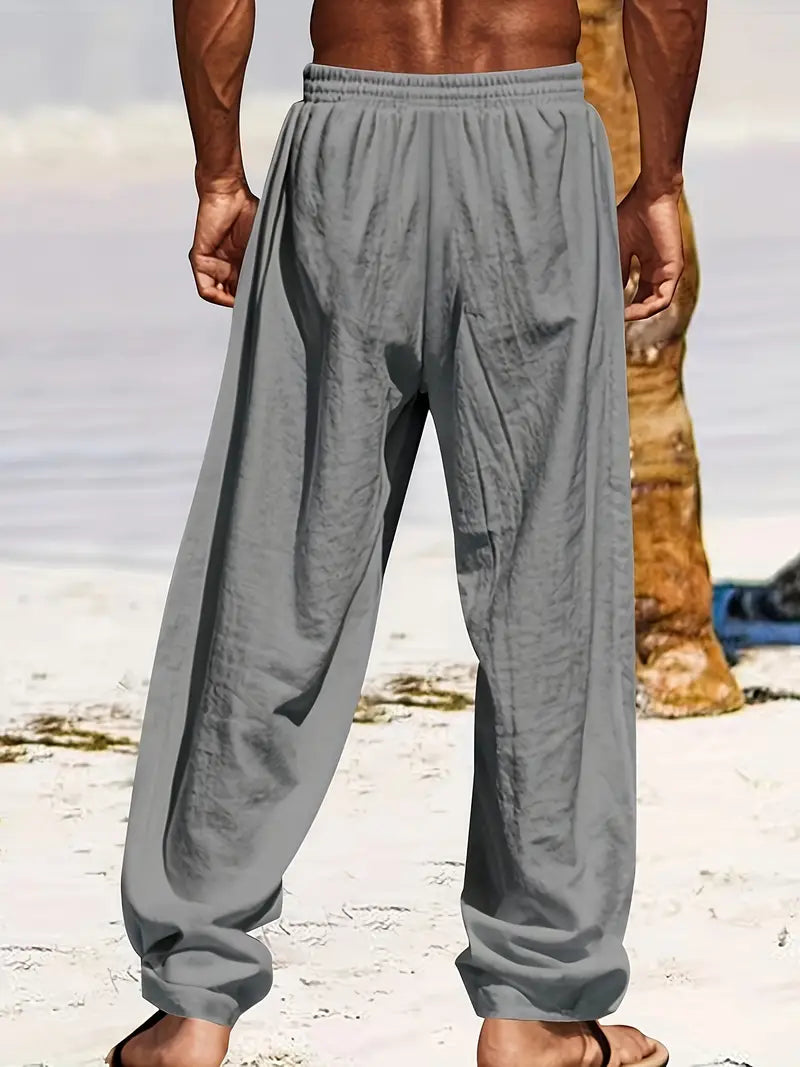 Oranji ® |  Casual linnen herenbroek