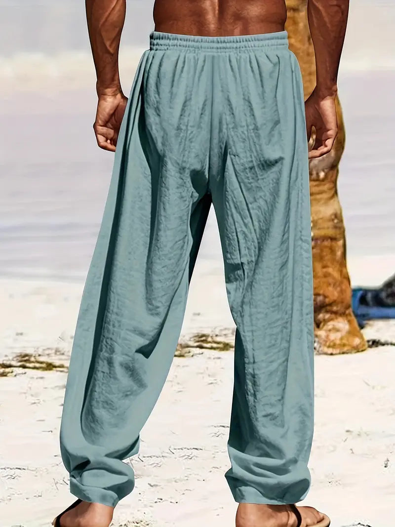 Oranji ® |  Casual linnen herenbroek