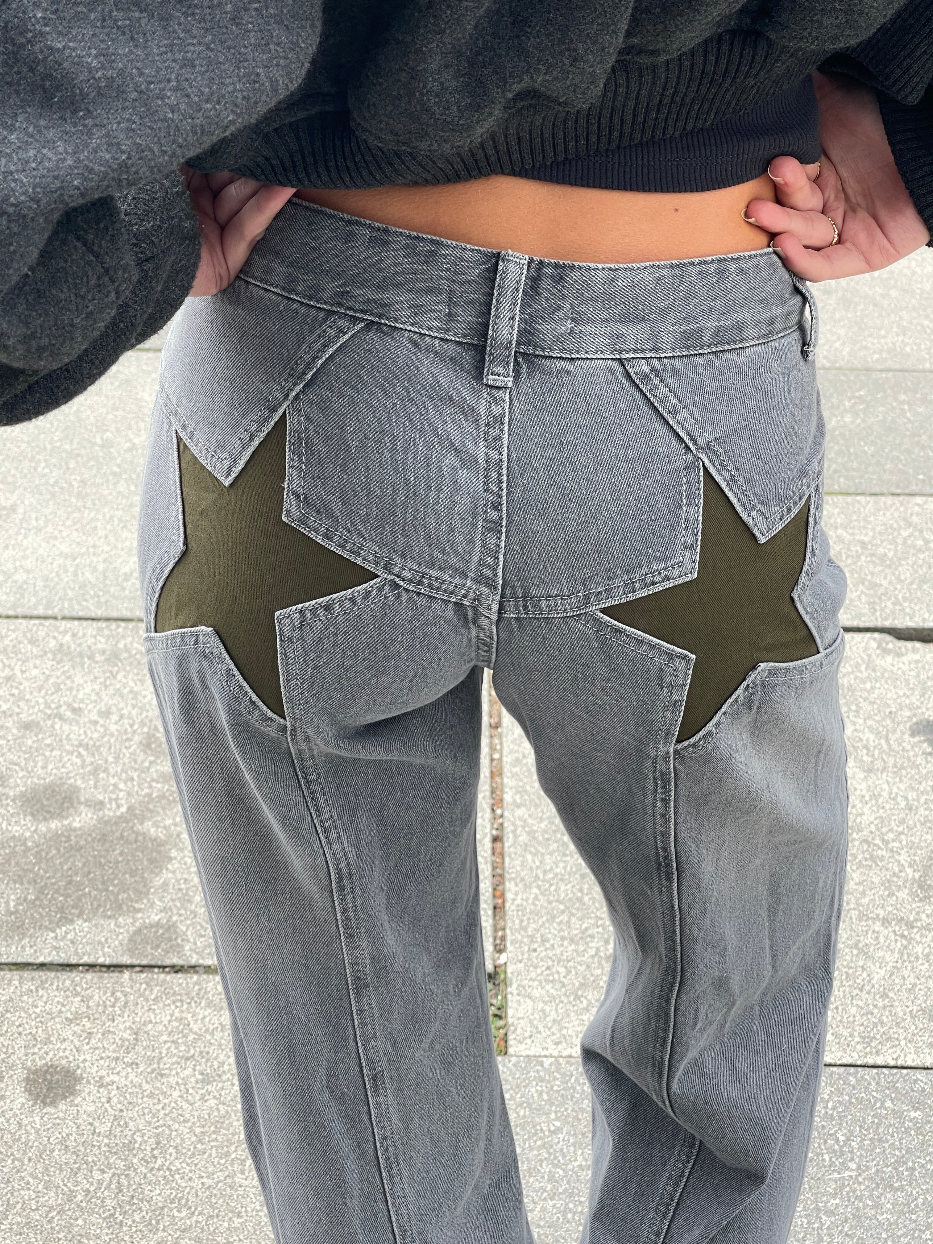 Oranji ® | Lily | Oversized star jeans