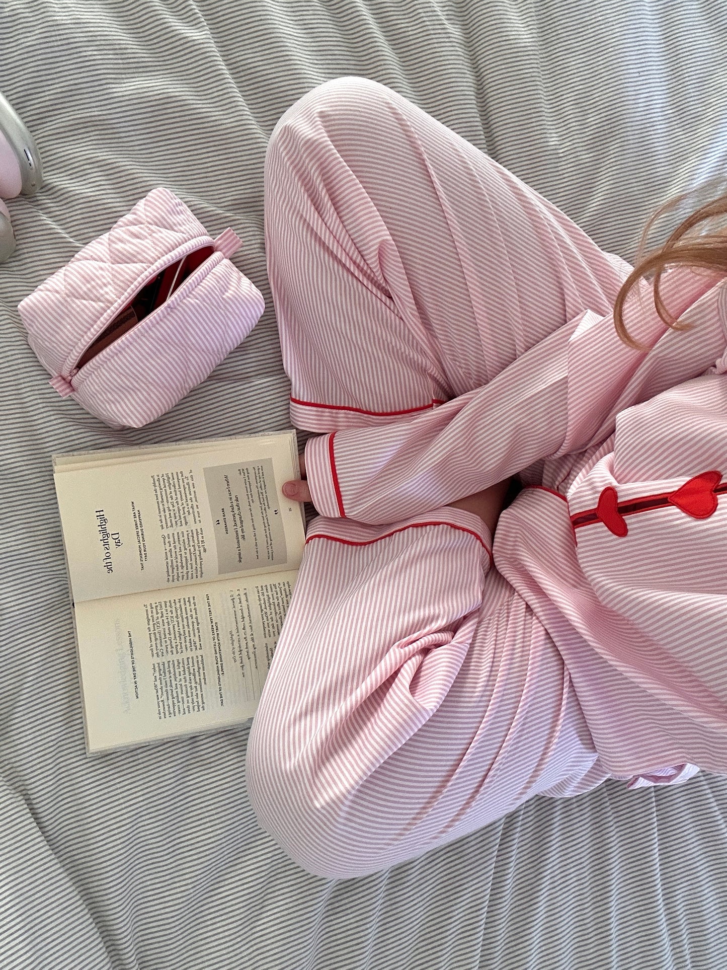 Oranji ® | Girl Love pyjama in roze strepen