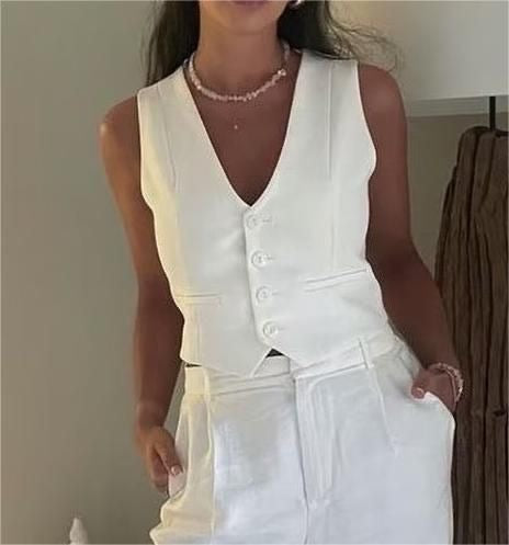 Oranji ® | Lola | Cropped Gilet Top