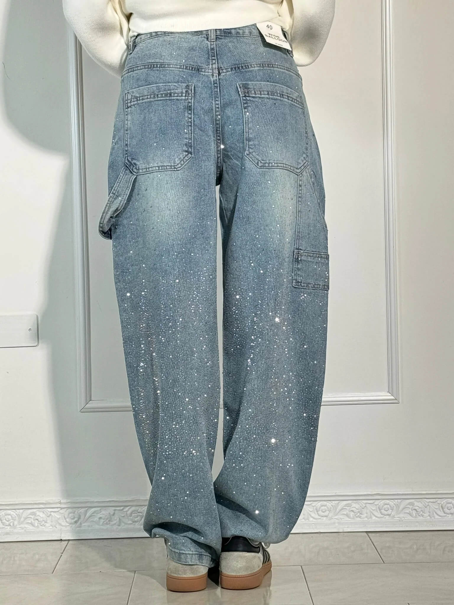 Oranji ® | Ballon | Glanzende Denim Jeans