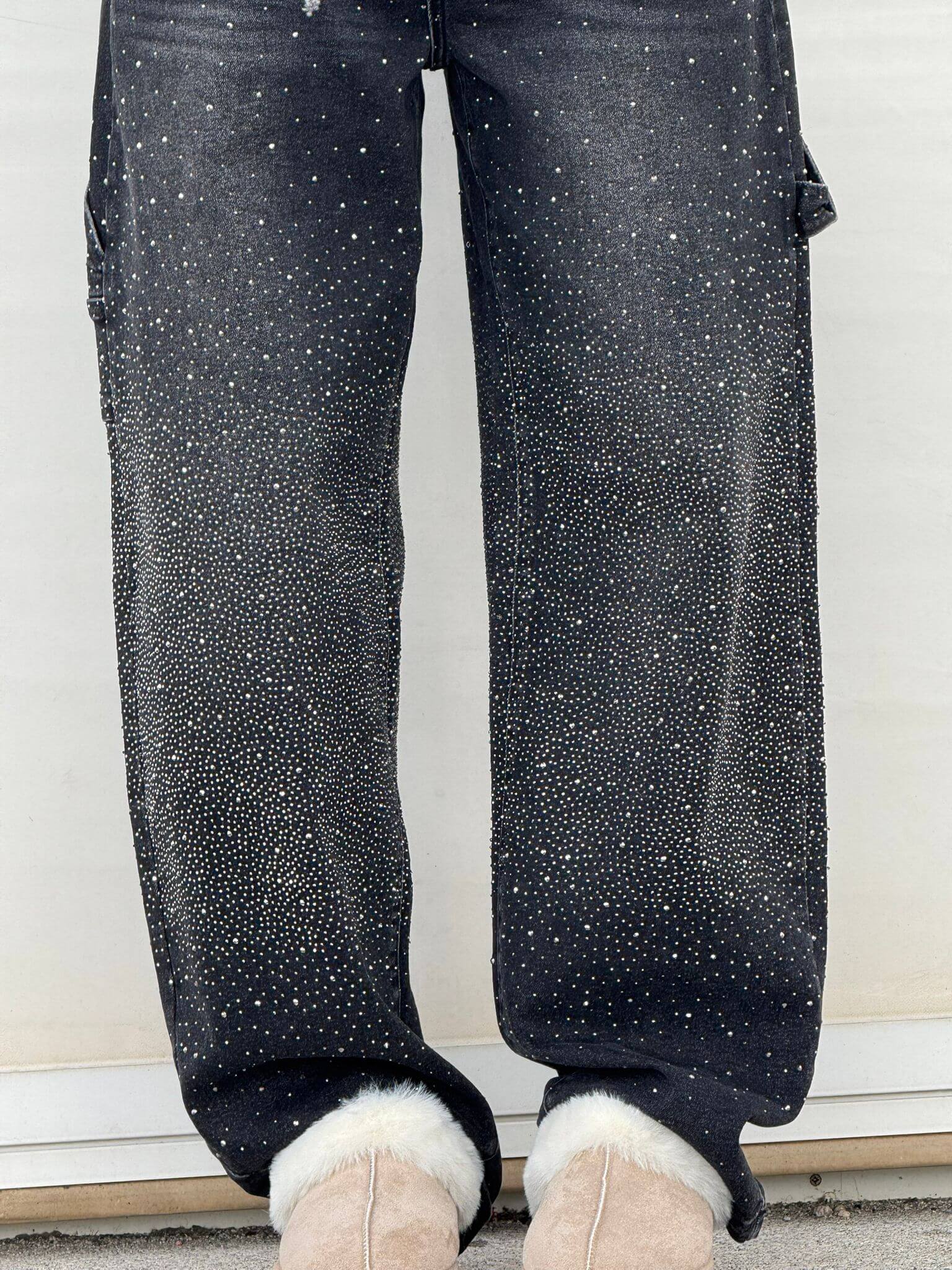 Oranji ® | Ballon | Glanzende Denim Jeans