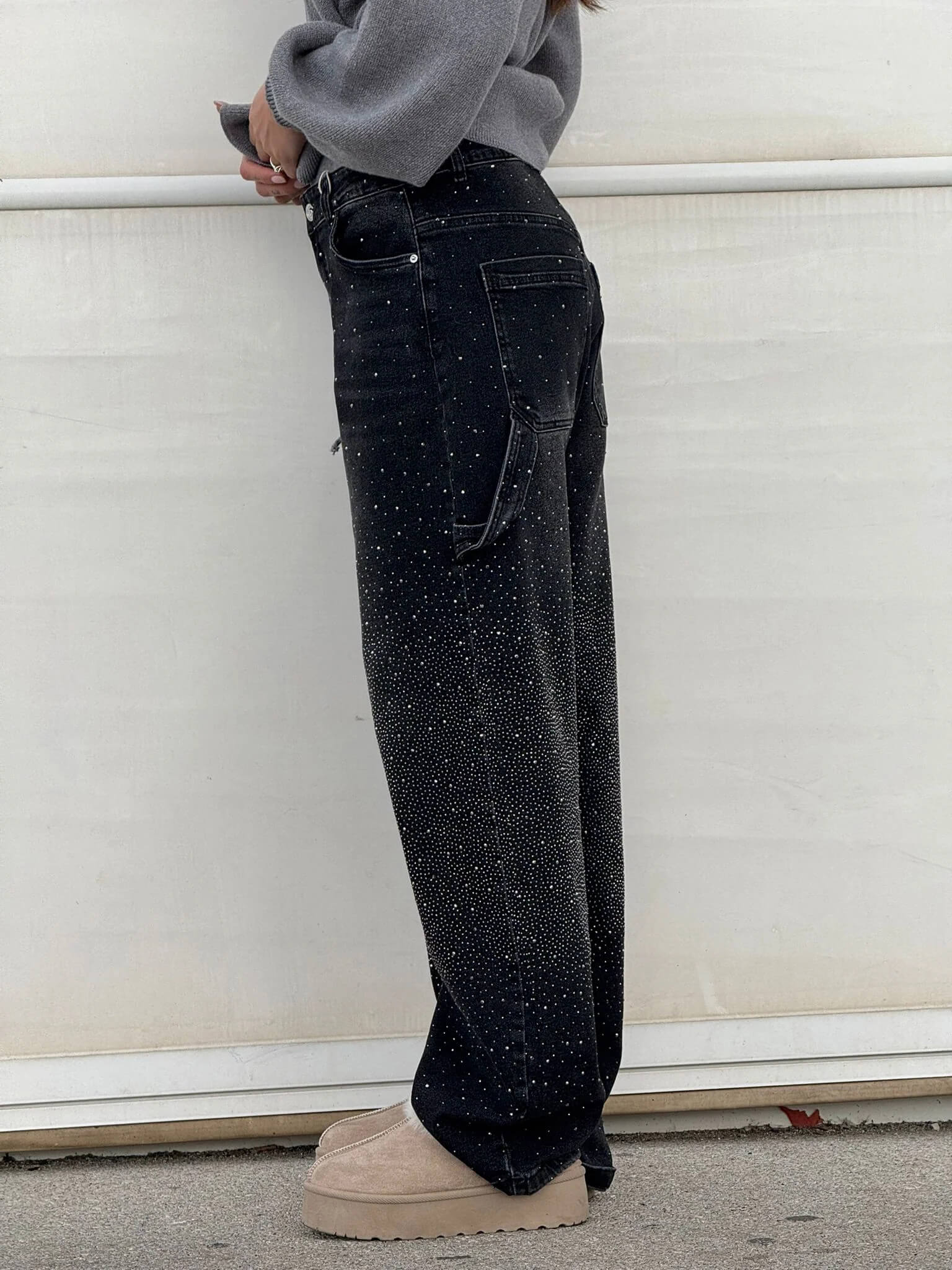Oranji ® | Ballon | Glanzende Denim Jeans