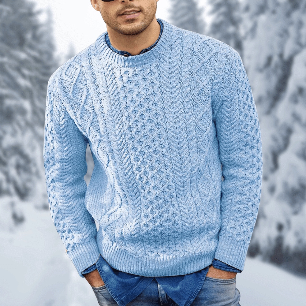 Oranji ® |  Heren Gebreide Wintertrui