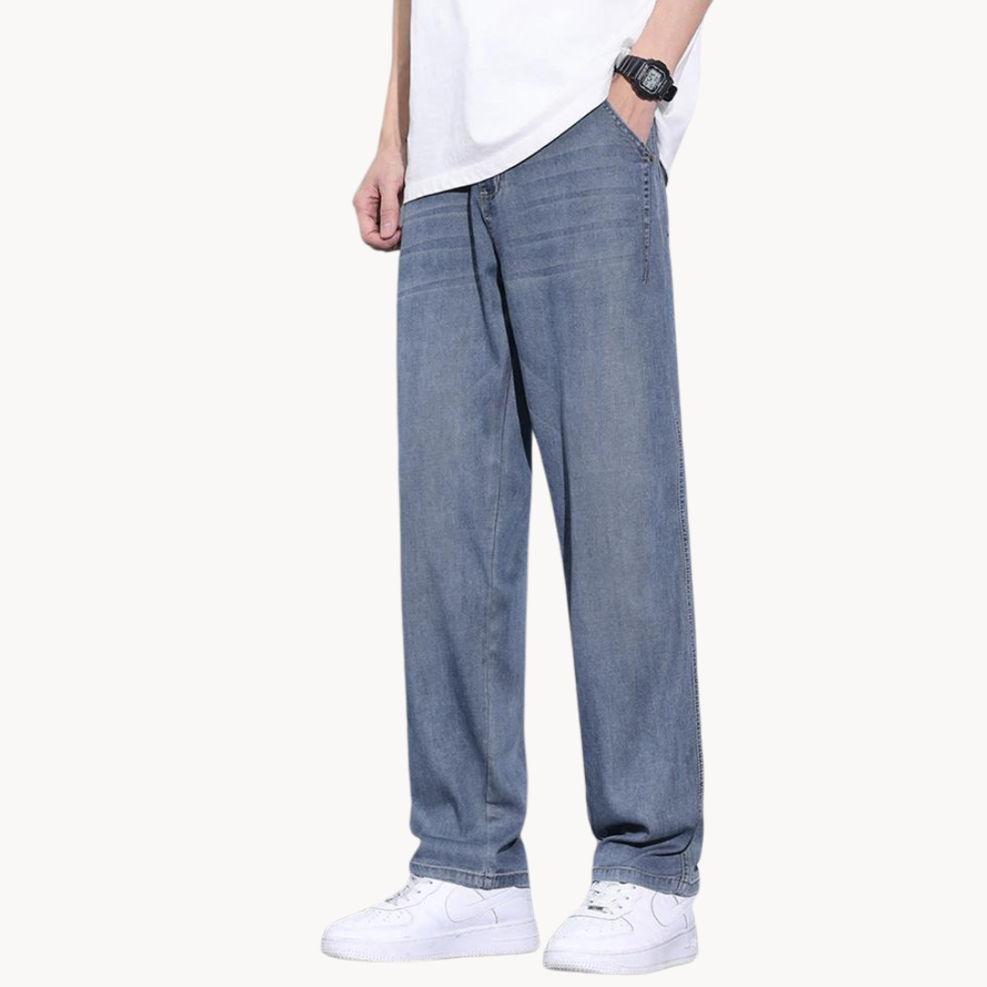 Oranji ® | Heren Loose-Fit Jeans met Retro Look