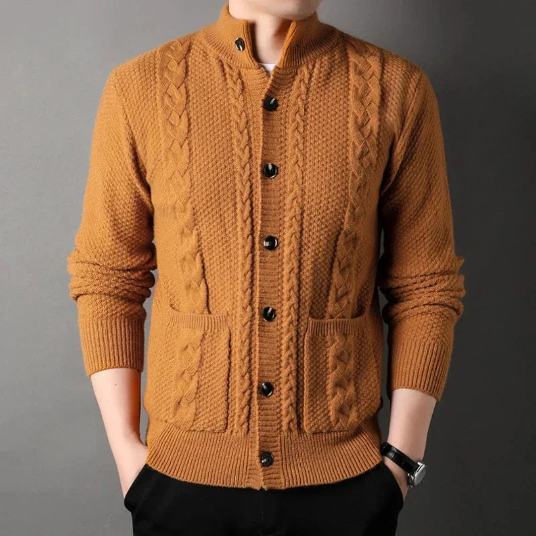 Oranji ® | Stijlvol Gebreid Herenvest