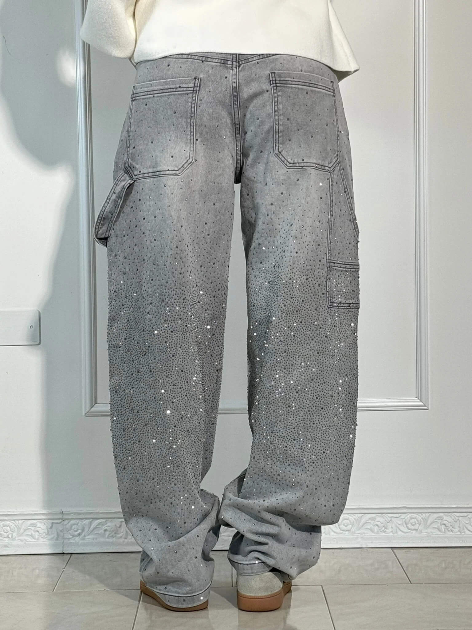 Oranji ® | Ballon | Glanzende Denim Jeans