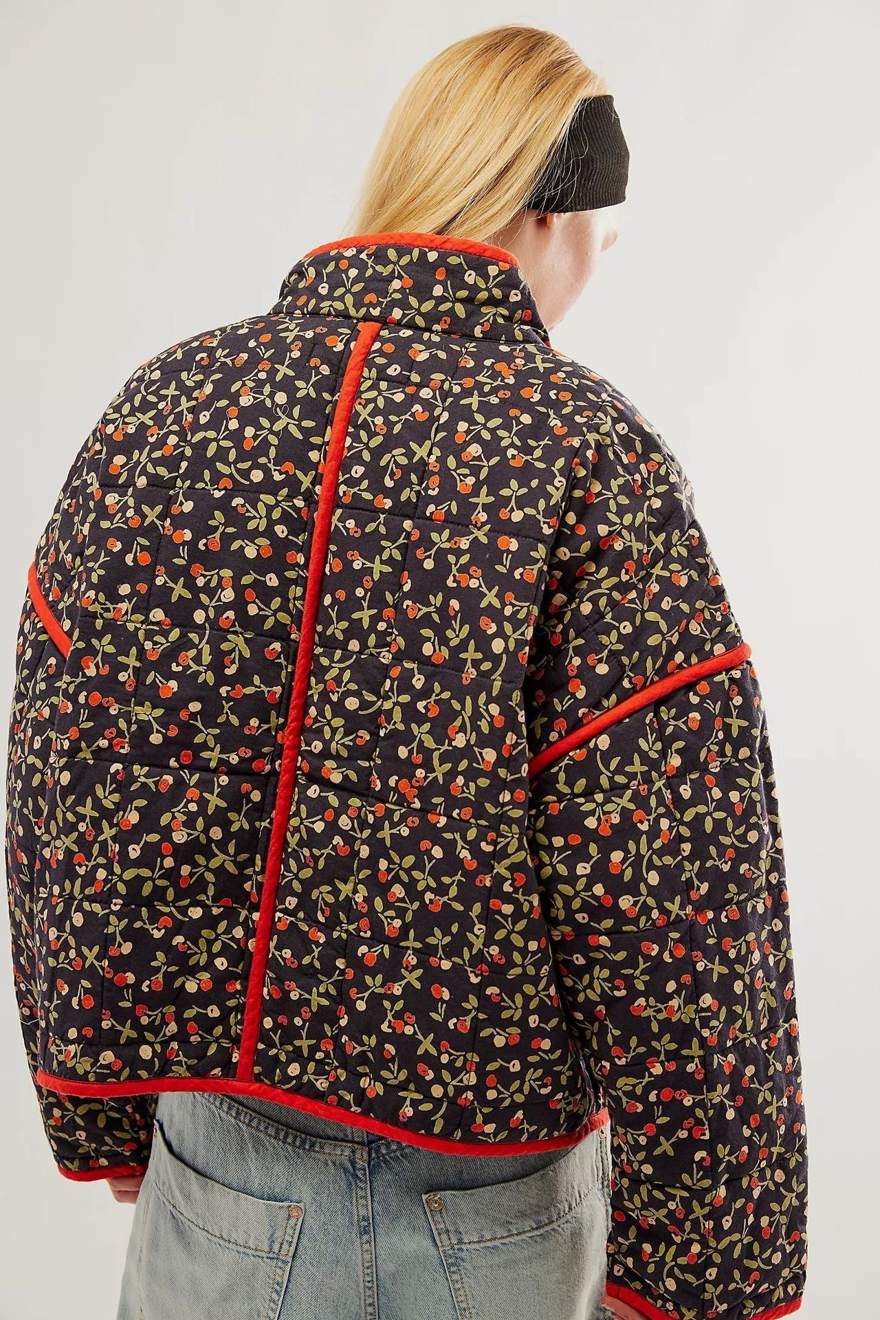 Oranji ® | Katoenen bloemenprint jack