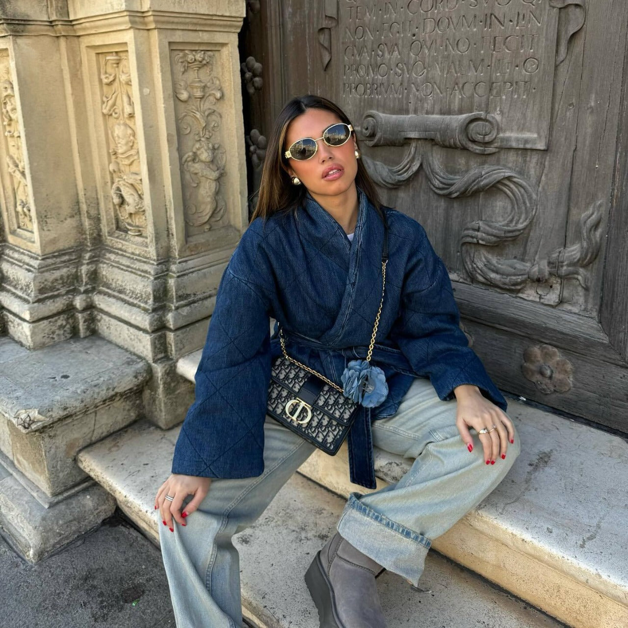 Oranji ® | Denim | veter revers jasje