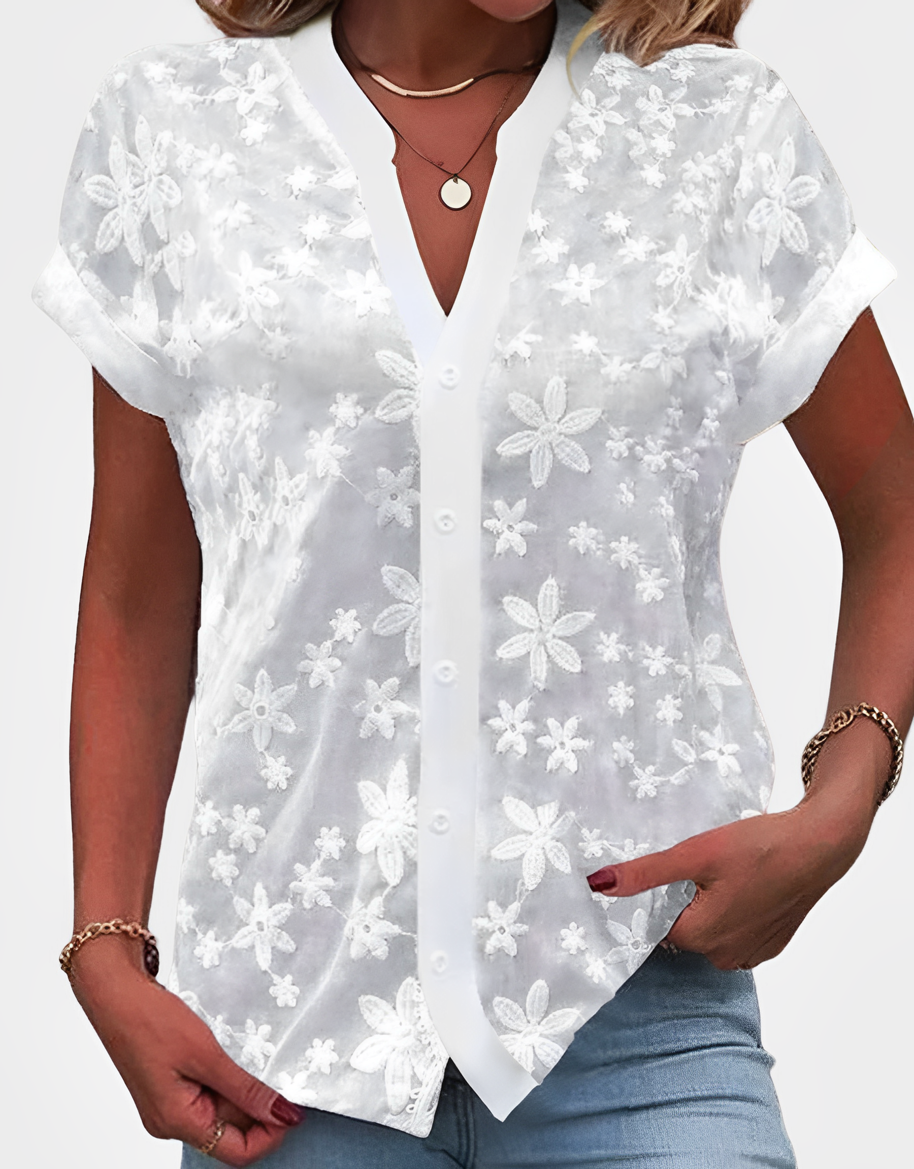 Oranji ® | Sträter | Lichte lente blouse