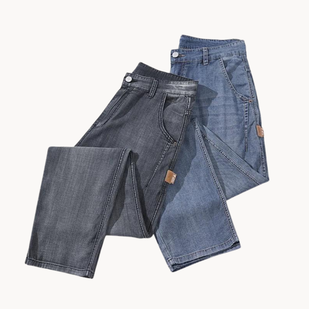 Oranji ® | Heren Loose-Fit Jeans met Retro Look