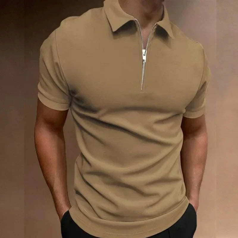 Oranji ® | Thijs - De Klassieke Rits Polo Shirt