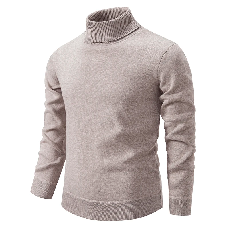 Oranji ® |  Heren Coltrui van Zacht Gebreid Materiaal