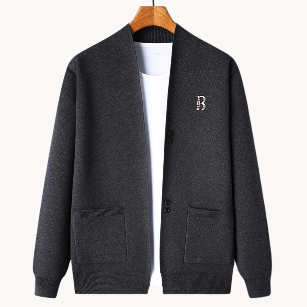 Oranji ® |  Stijlvolle Heren Cardigan