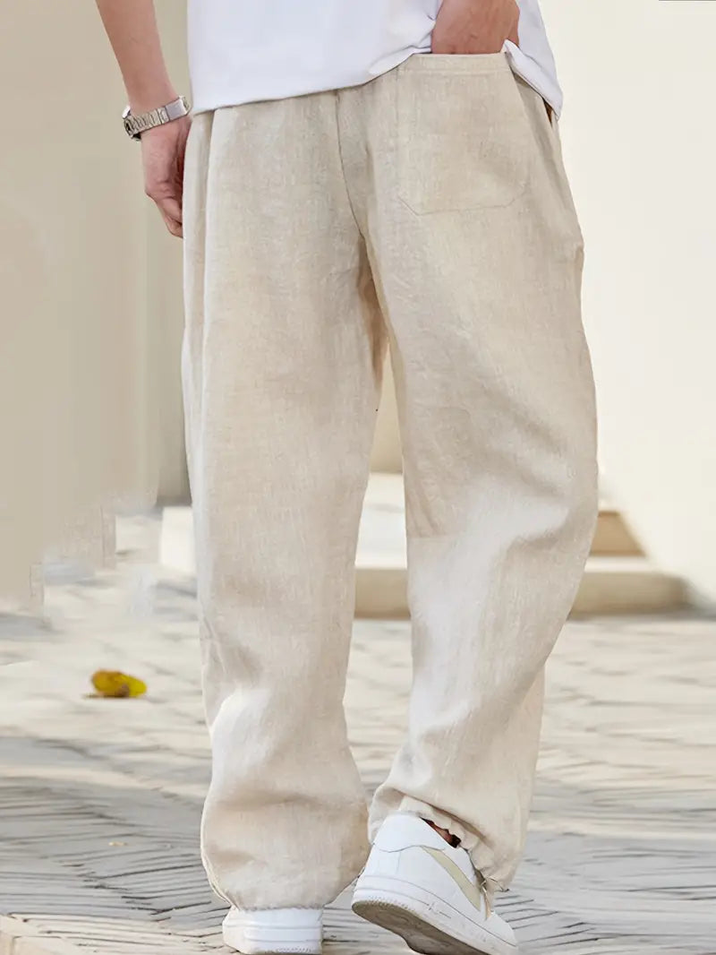 Oranji ® |  Ademende Linnen Broek
