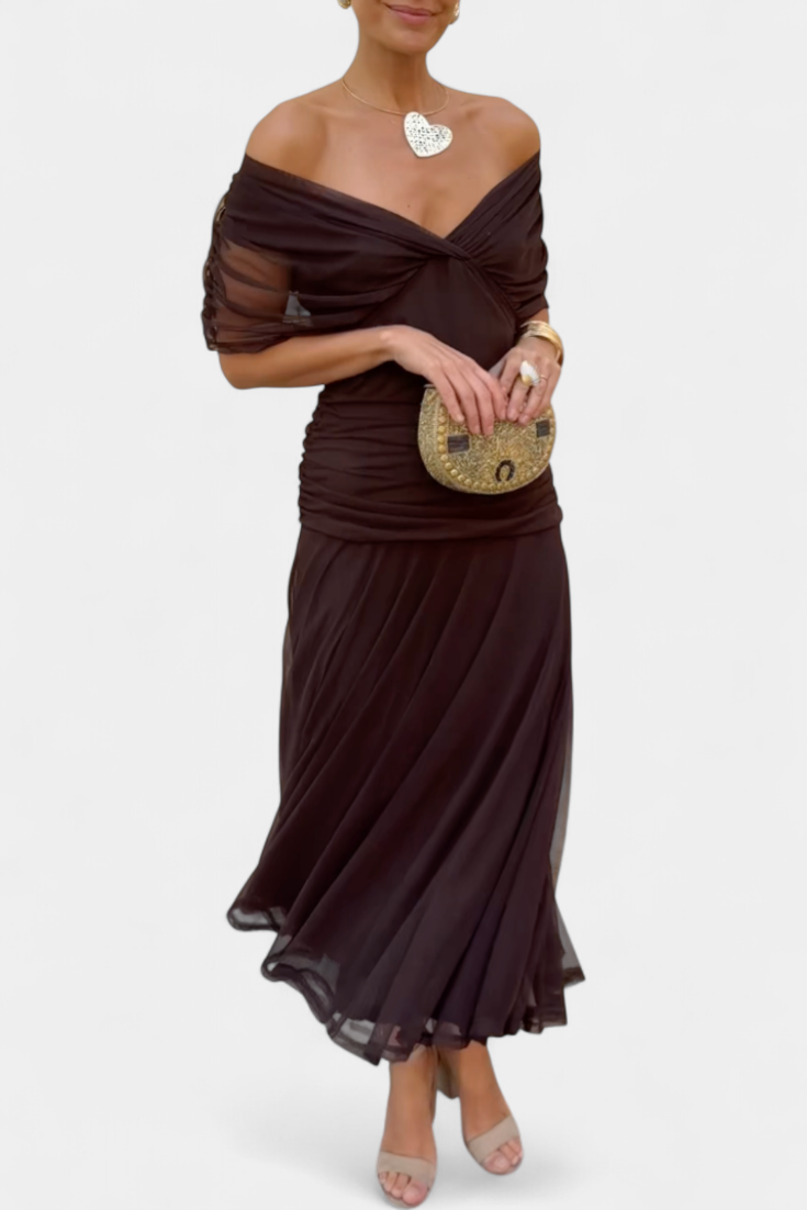 Laluna® | Elegante Jurk Met V-Hals