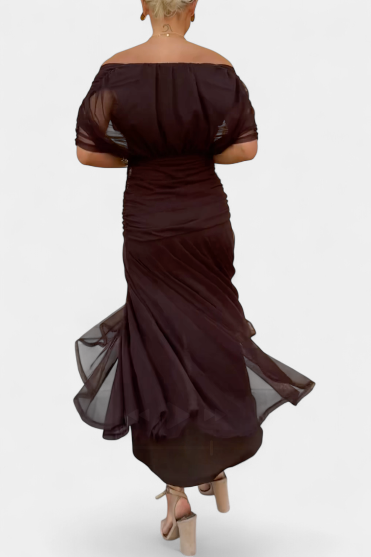 Laluna® | Elegante Jurk Met V-Hals