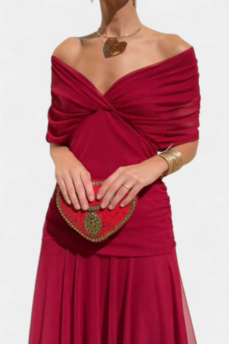 Laluna® | Elegante Jurk Met V-Hals