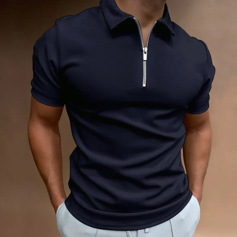 Oranji ® | Thijs - De Klassieke Rits Polo Shirt