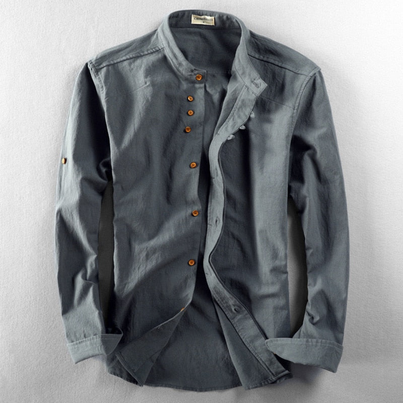 Oranji ® | Kaito - Herenoverhemd in Japanse stijl