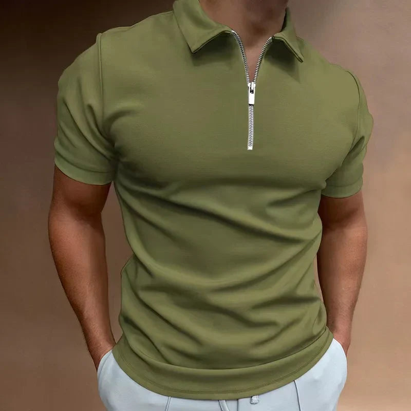 Oranji ® | Thijs - De Klassieke Rits Polo Shirt