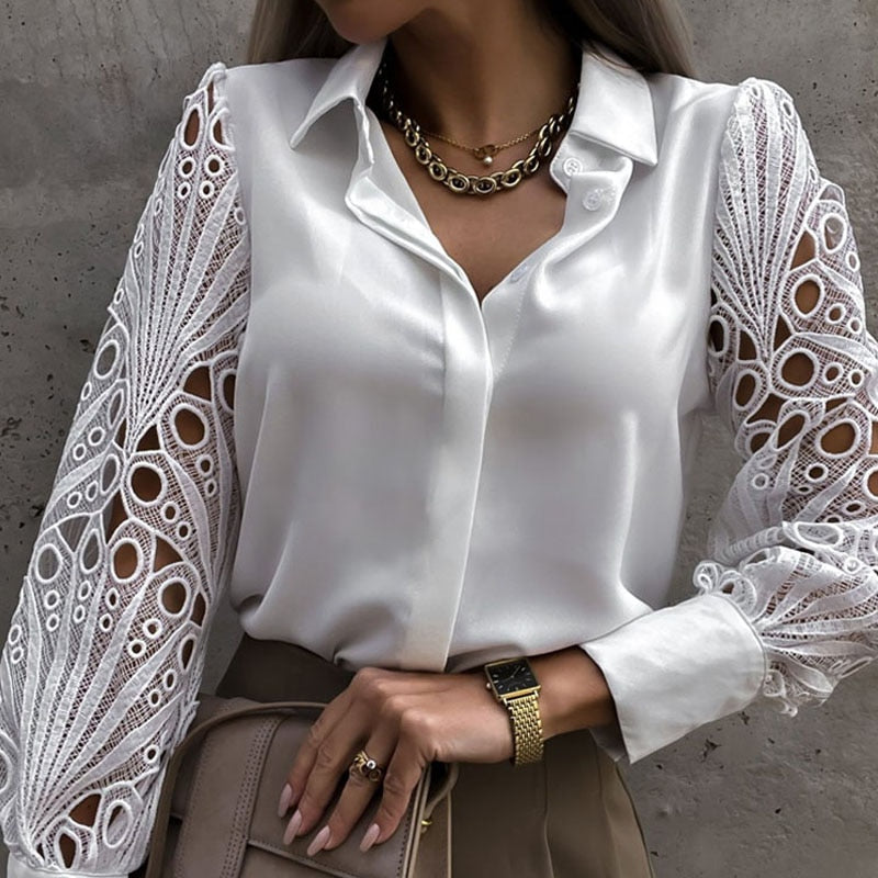 Oranji ® | Laila | Zijdezachte damesblouse