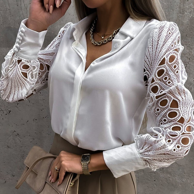 Oranji ® | Laila | Zijdezachte damesblouse