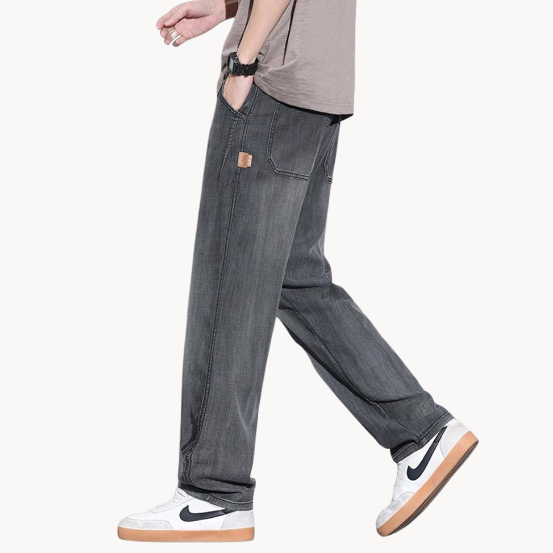 Oranji ® | Heren Loose-Fit Jeans met Retro Look