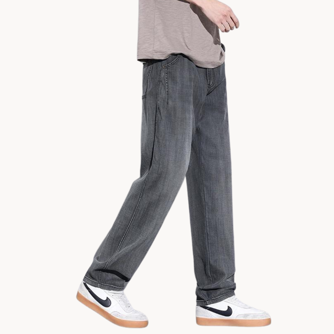 Oranji ® | Heren Loose-Fit Jeans met Retro Look