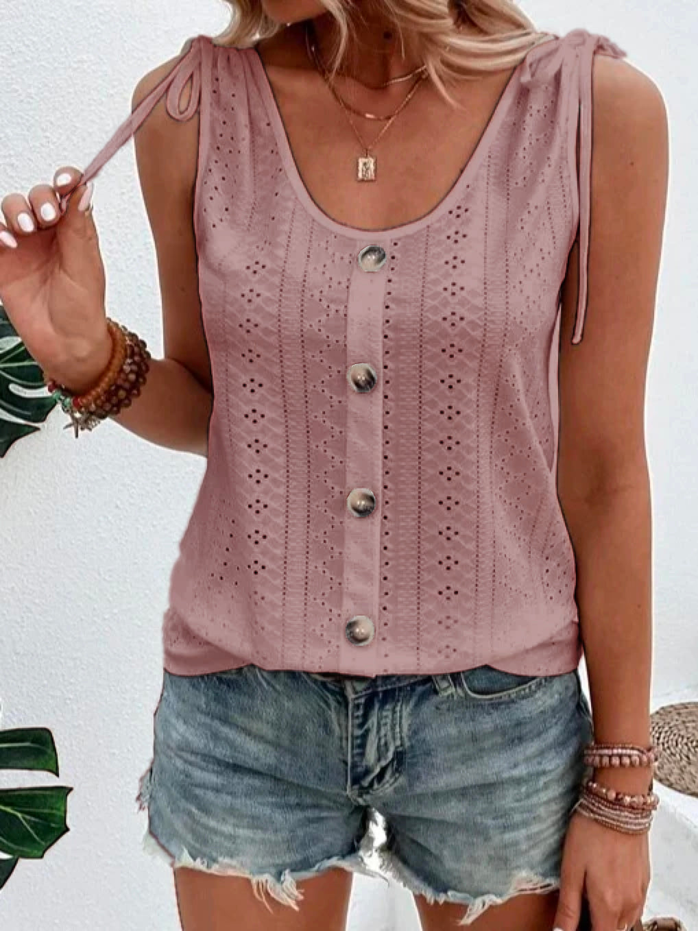 Oranji ® | Sara | Mouwloze Blouse (Bijna uitverkocht)