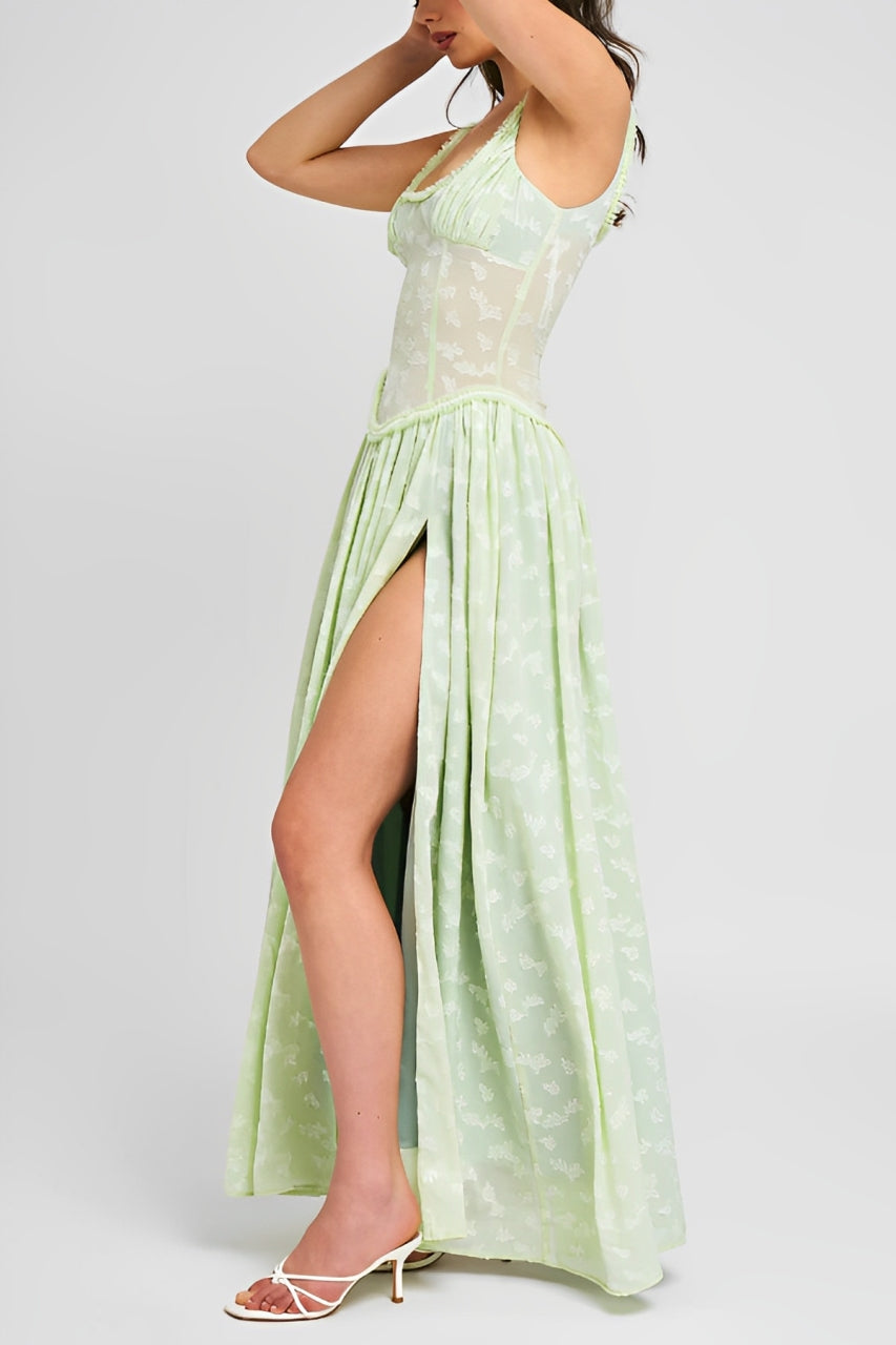 Oranji ® | Alisa | High Slit Maxi Dress