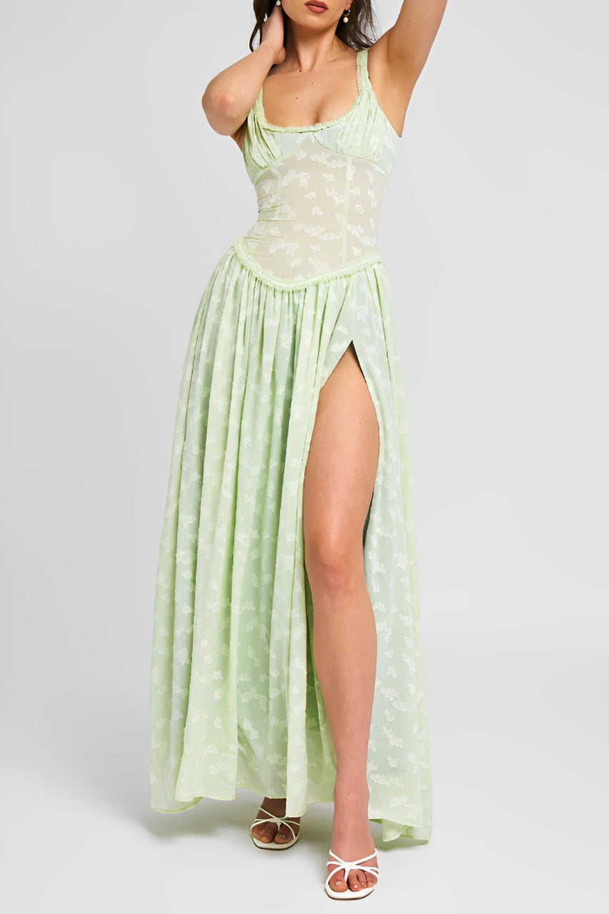Oranji ® | Alisa | High Slit Maxi Dress